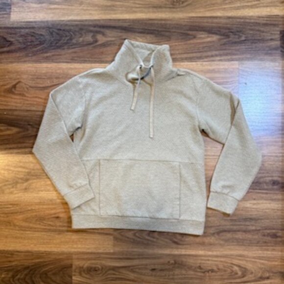 Doe and Rae Cowlneck Womens M Olive Green Front Pocket Pullover Sweater - Picture 1 of 5